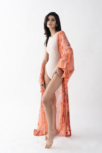 Coral Kimono