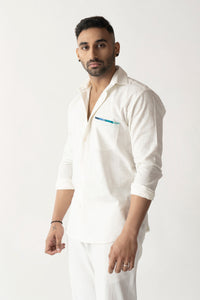 White Linen Shirt