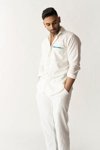 White Linen Shirt